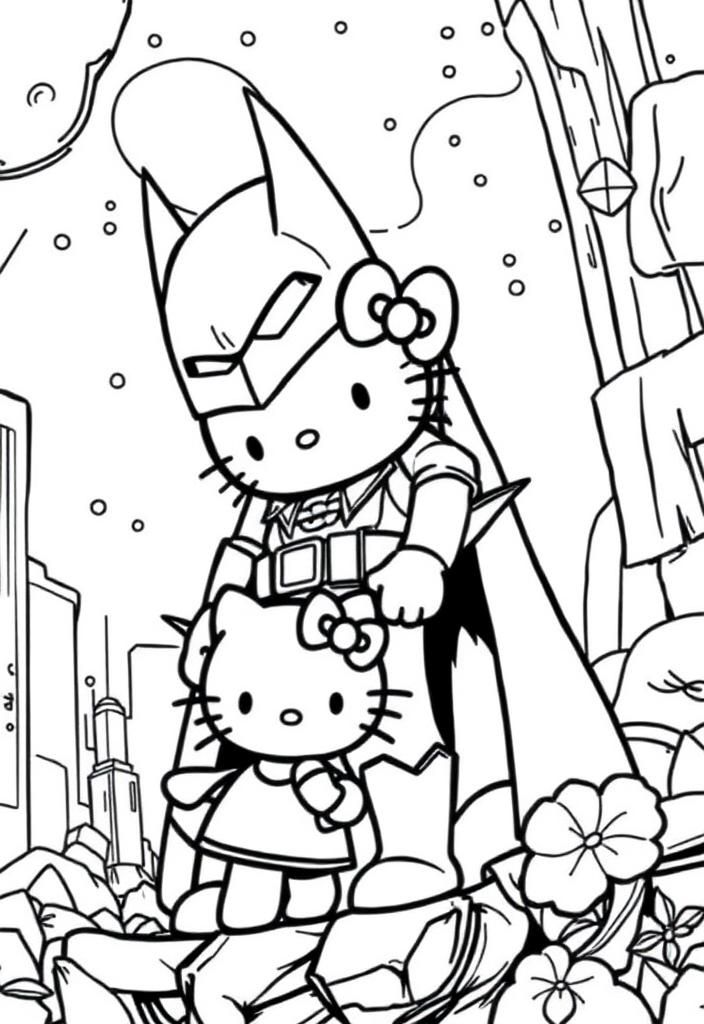 batman ja hello kitty