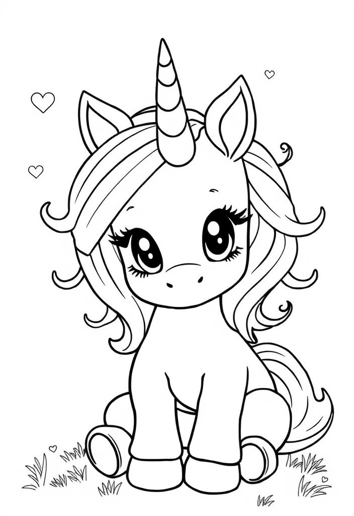 Cute Baby Unicorn