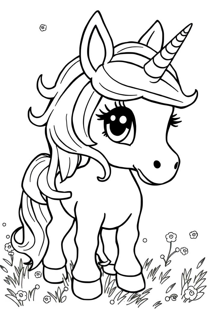 Cute Pony Unicorn