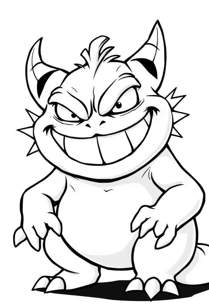 Gengar with a mischievous grin