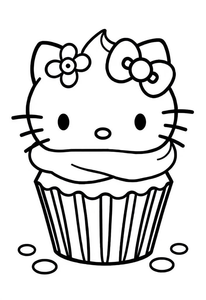 Hello Kitty Cupcake