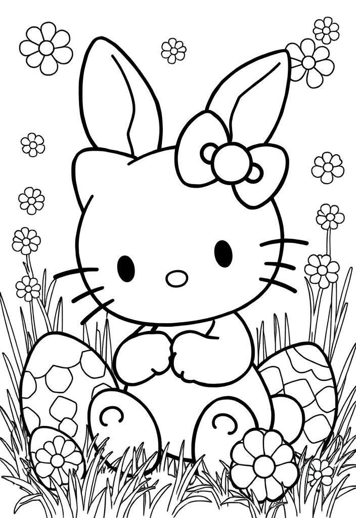 Hello Kitty Easter Bunny