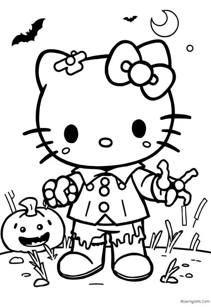 Hello Kitty Halloween Zombie