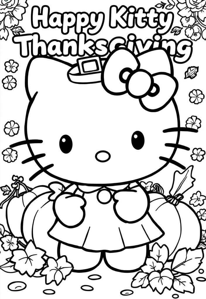 Hello Kitty Happy Thanksgiving