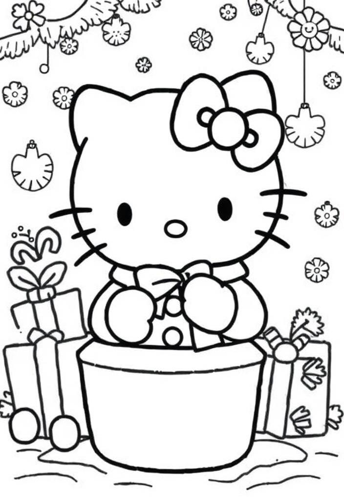 Hello Kitty Prepares for Christmas