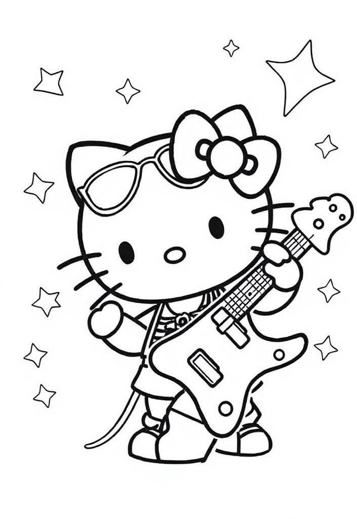 Hello Kitty Rockstar