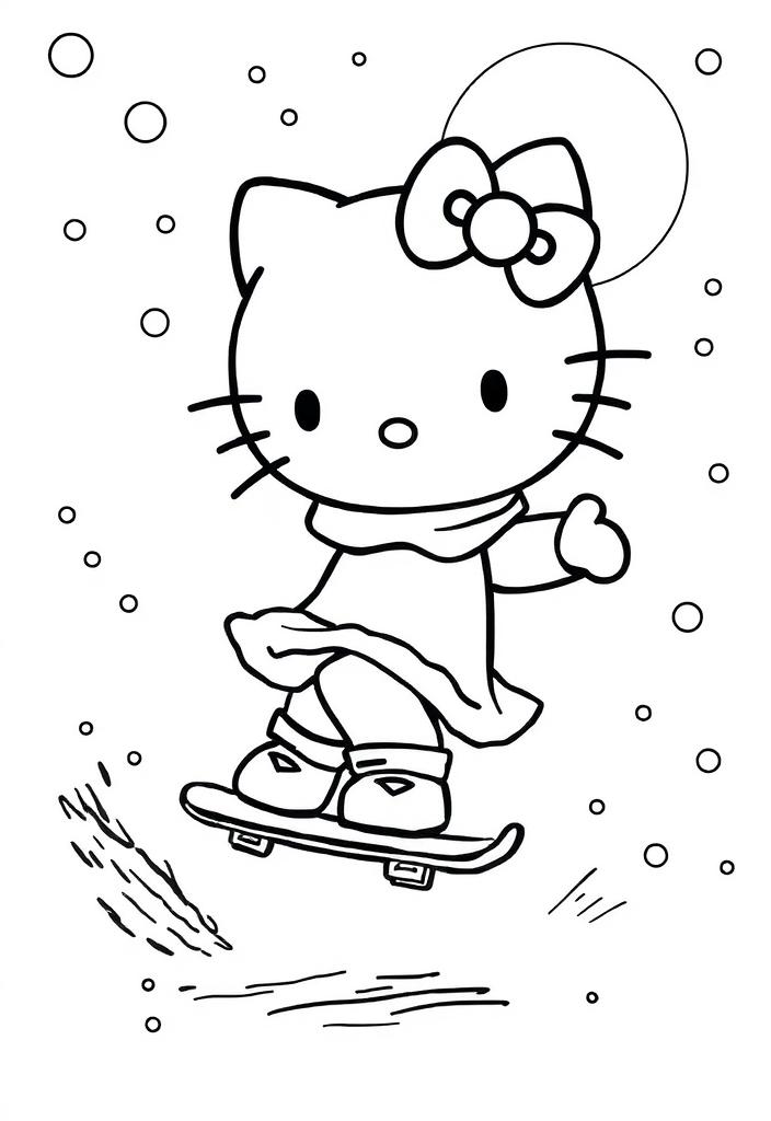 Hello Kitty Skating