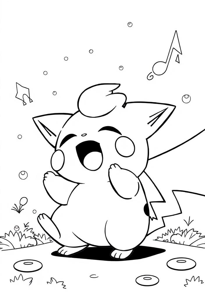 Jigglypuff singing