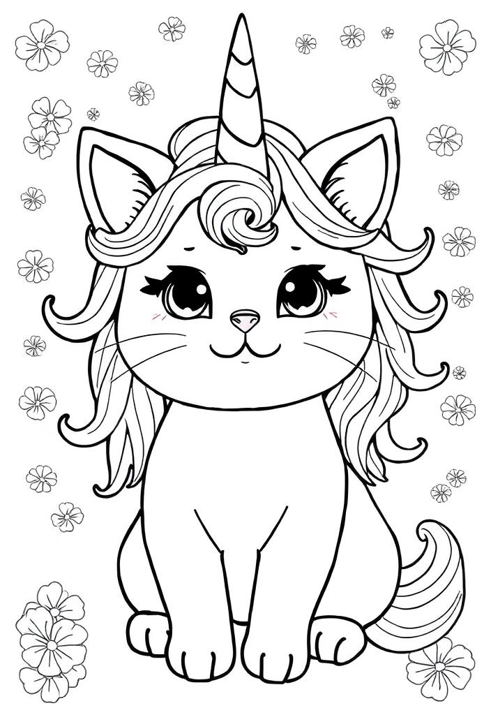 Kawaii Cat-Unicorn