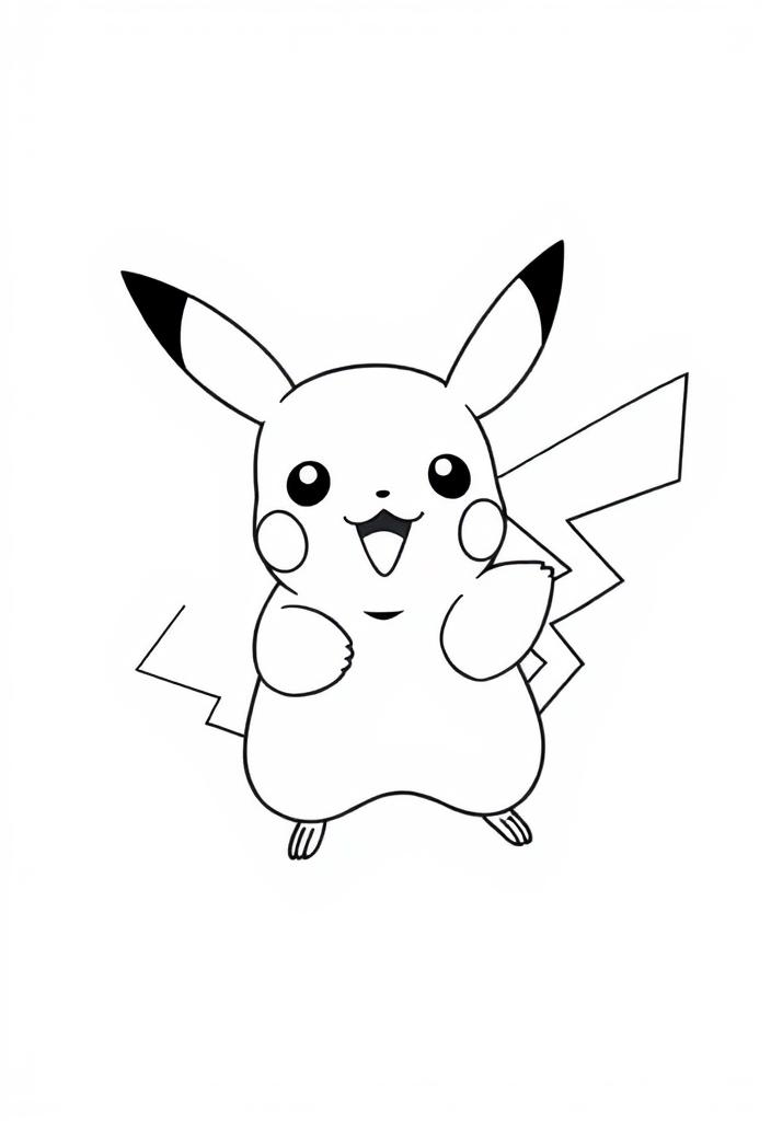 pikachu and lightning bolts