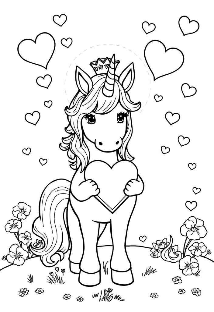 Saint Valentines Unicorn