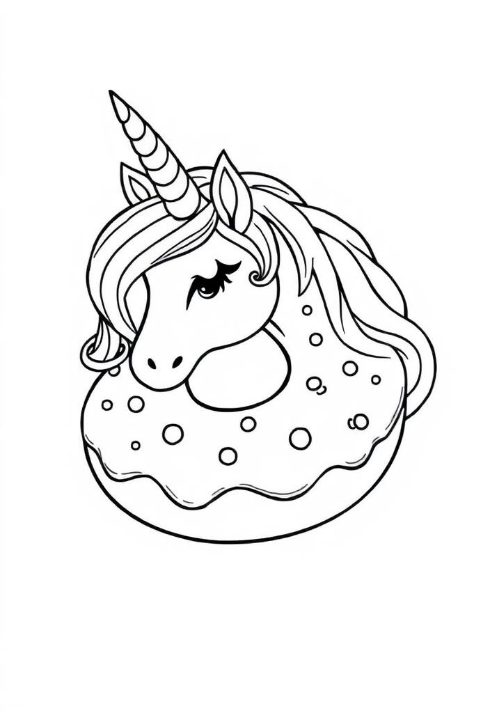 Unicorn Donut