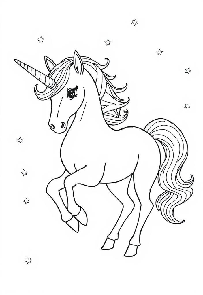 Unicorn Dot Art