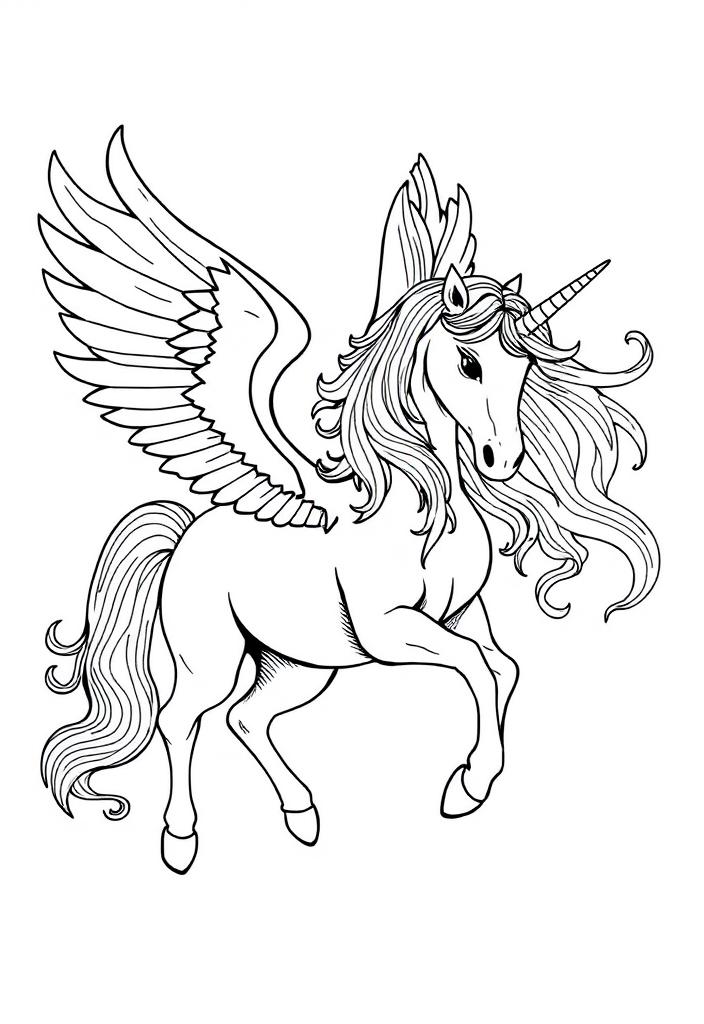 Unicorn with Wings